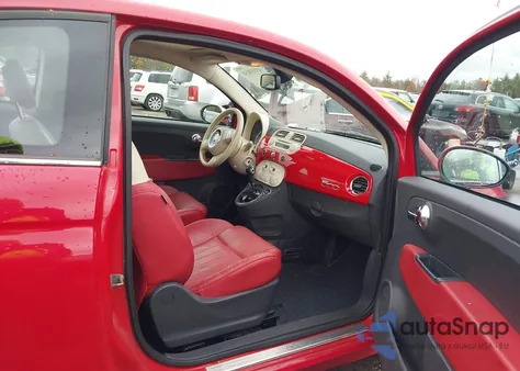2012 Fiat 500 Lounge из США, поврежденный, VIN 3C3CFFCR9CT137796